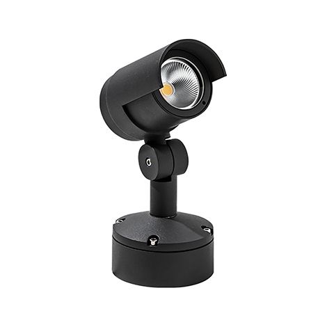 Projecteur LED Orientable KANA 20W 3000K IP65 Anthracite 44° - Éclairage Extérieur, Mural et Sol, Hauteur 21cm - Groupe Rossini (1/3)