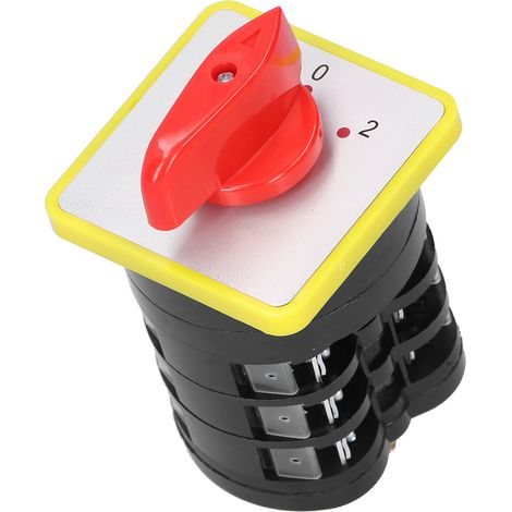 Interrupteur rotatif universel 3 positions LW5D-16D0723/3, commutateur de transfert 110-380V, 16A, pour usage industriel (1/5)