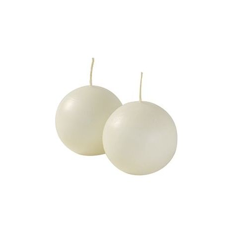 Cereria Di Giorgio Candele Sfera Ø 6 cm (6 pz) - Panna