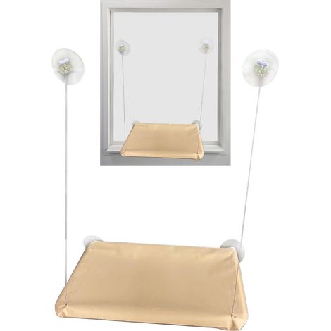 Lit de fenêtre pour chat perche de siège de fenêtre pour chat lit portable (1/5)