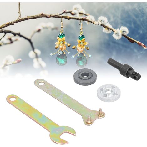 Ensemble de 5 Pièces pour Meuleuse Électrique - Kit de Polissage, Coupe et Ponçage Convertible - Idéal pour Projets de Bricolage et Rénovation-KZQ (1/5)