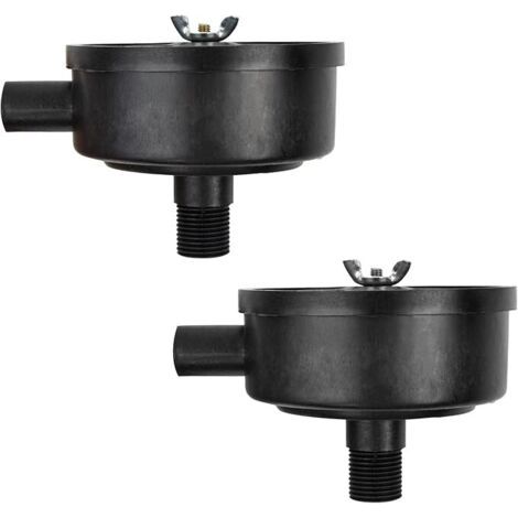 royaluxe-Filtre Silencieux Compresseur D'air Accessoires, à air Comprimé 1/2" 20mm Male Filetage Plastiques Coque Air Compresseur Silencieux Filtres pour Les Chaudières à Compresseur D'air 2 Pièces