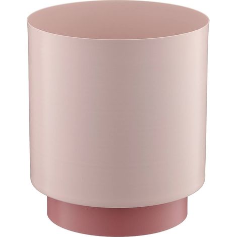 Gasper – Cache-pot Lepuro DIPPED avec pied – Métal, rose et vieux rose, Ø 15 cm, hauteur totale 17 cm