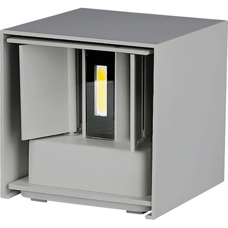 V-TAC Applique LED carrée - Bridgelux - IP65 Waterproof - Gris - 12W - 1100 Lumens - 4000K (1/5)