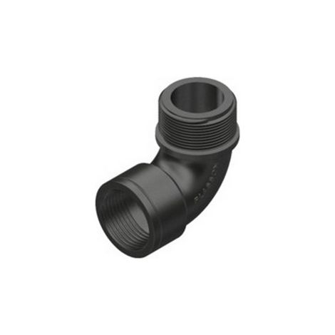 Gomito filettato a 90° maschio-femmina 1"