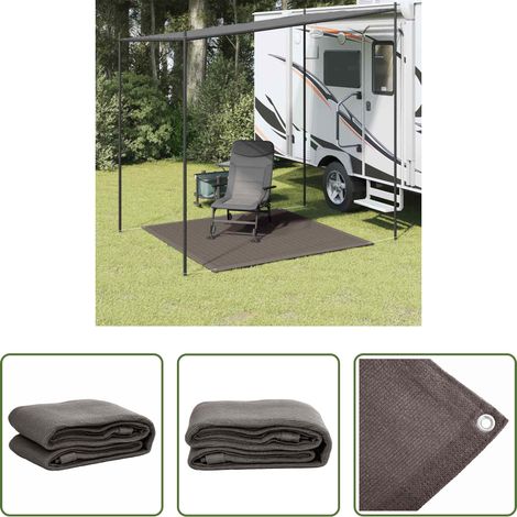 Tapis extérieur - Tapis de tente 200x200 cm Anthracite (1/5)