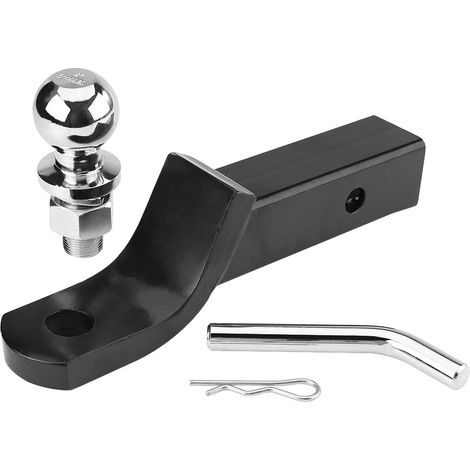 Support de Boule D'attelage de Remorque Boule de Remorque de 2 Pouces/50 Mm Monter Le Récepteur D'attelage à Languette pour Remorquer Camion Caravane à Barre D'attelage (1/5)