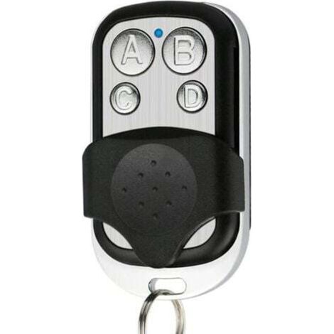 2 pezzi Telecomando universale per cancelli, frequenza 433,92 MHz per cancello automatico, ampia portata - Telecomando universale per cancelli programmabile con codice fisso, batteria da 12 V inclusa (1/4)