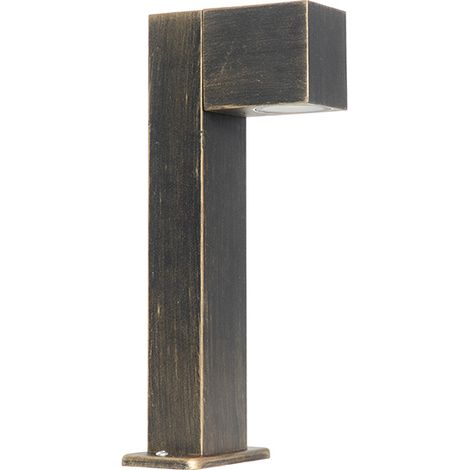 Industrielle stehende Außenlampe Antikgold 35 cm IP44 - Baleno