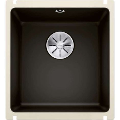 Blanco Subline 375 - Lavello in ceramica, 46x41 cm, InFino, nero 523732 (1/2)
