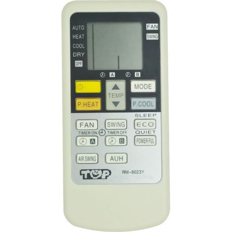 Convient à la plupart des télécommandes universelles de climatiseurs Panasonic RM8023Y (1/4)