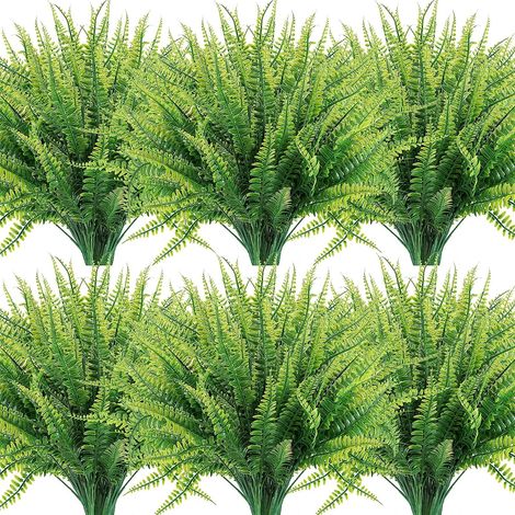Branches De Bostons Faux - 35 À 43 Cm - Résistant Aux UV - Pour Jardin Patio Balcon Intérieur Extérieur - 8 Pièces (1/5)