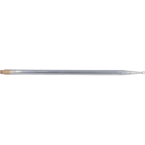 PAC 12 shortwave antenna, 7 MHz–50 MHz, full-frequency band, 10 telescopic sections, maximum 2.5 m (1/5)