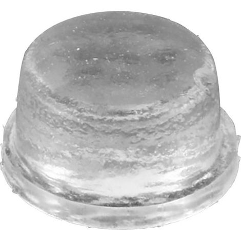 Gerätefuß rutschhemmend, selbstklebend, rund Transparent (Ø x H) 9.5 mm x 3.2 mm 1 St. (1/2)