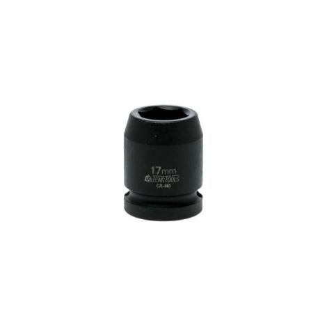 Llave de Vaso de Impacto Hexagonal 1/2' de                 Tamaño 17 mm D1 26.0 mm D2 30.0 mm L 38.0 mm (1/2)