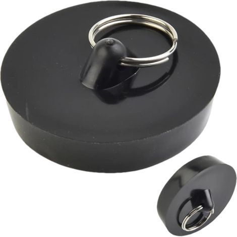 Bouchon d'évier pour éviers de cuisine , anti-obstruction , joint en caoutchouc portable , surface a