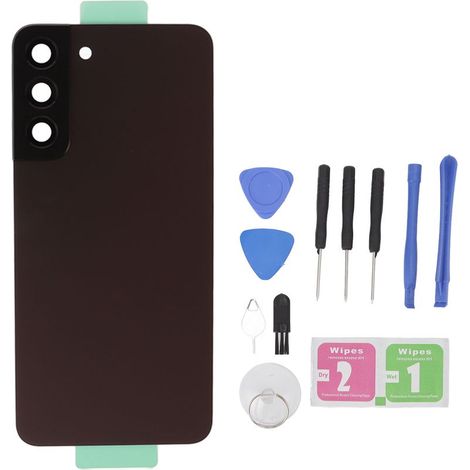 Panneau de verre arrière de remplacement pour Samsung Galaxy S22 Plus S906U S906F, coque arrière rouge, pièce de réparation mobile (1/5)
