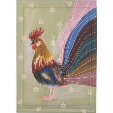 Bloomingville - Hanaia Illustration w/ Frame - Green - Firwood