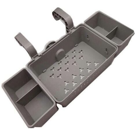 Pool Storage Basket with Cup Holder - UV and Chlorine Resistant - Fits 4cm to 5.9in Hoses - Compact Storage (1/4)