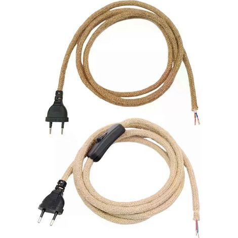 Câble d'alimentation pour lampe rétro, rallonge pour suspension murale, lampe de salon, lampe de sol, prise européenne (1/5)