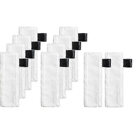 AURA Lot de 10 lingettes de nettoyage pour balai vapeur EasyFix SC2 SC3 SC4 SC5 - Pièces détachées (1/5)
