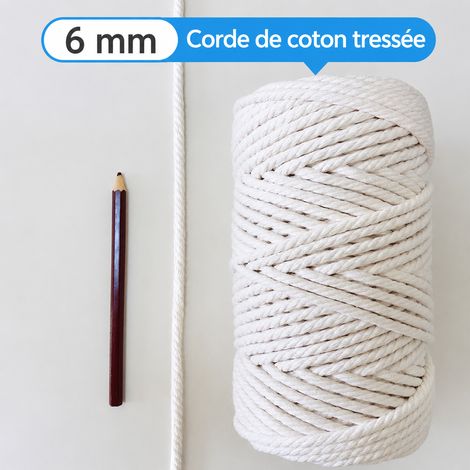 Corde blanche 50 m de masquage pour tuyau de climatisation câble et chauffage avec colle blanc 50 1 g – Livraison gratuite