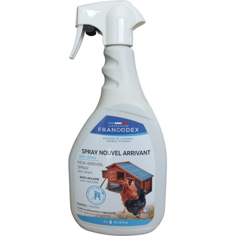 Spray nouvel arrivant Volailles anti stress 1L - Francodex (1/2)