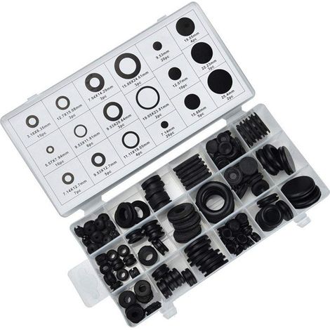 Kit de 125 joints en caoutchouc, fil de masquage disponible en 18 tailles courantes (1/3)