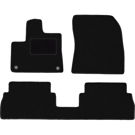 Schwarze Veloursmatten für: Citroen Berlingo III Kombivan (2018-) (1/5)