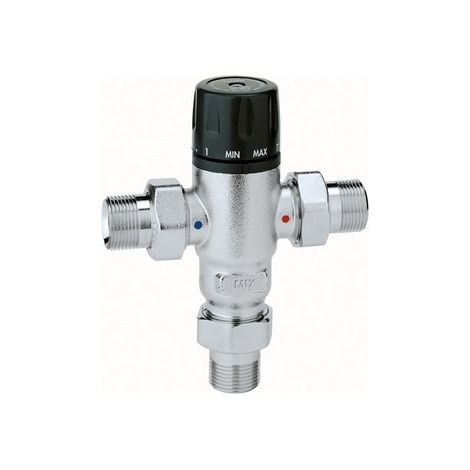 1/2 verstellbarer Thermo-Antikalkmischer (1/2)