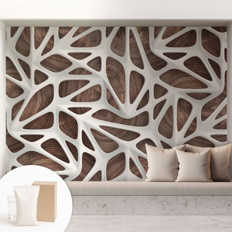 Carta Da Parati Non Tessuto - Decorazione Da Muro - Traspirante - Con Motivo - Per Camera Da Letto Cucina Armonia dinamica 208x146 cm (1/5)