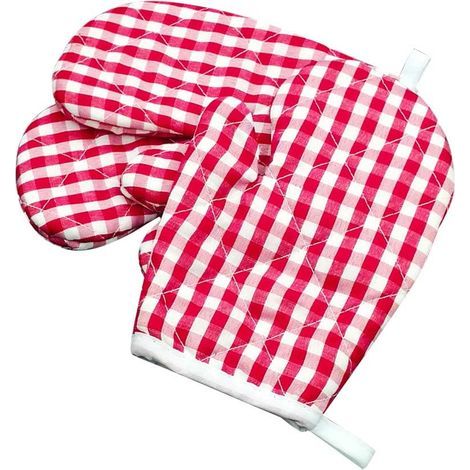Gants de Cuisine,1 Paire Gants de Four Micro-Ondes pour Enfant, Maniques pour Four Barbecue Cuisson Manipulation- (1/5)