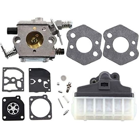 Carburateur avec joint - Kit de réparation - Filtre à air pour Stihl 021 023 025 MS210 MS230 MS250 - Remplace Walbro WT-286 WT-215 Zama C1Q-S11E C1Q-S11G