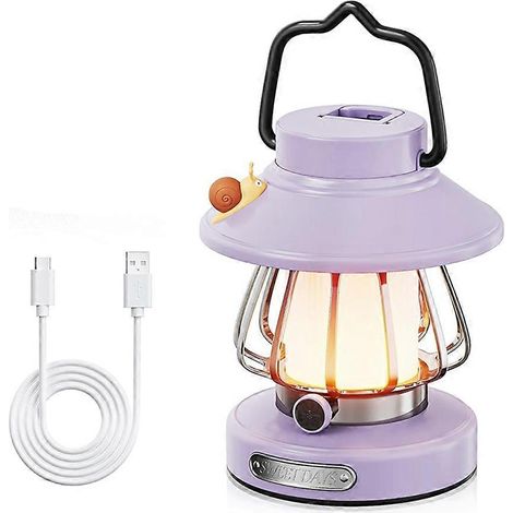 Kit d'éclairage pour enfants, lampe torche pour tout-petits, lampe LED portable, alimentée par batterie rechargeable, violet (1/5)