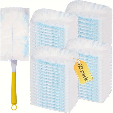 60-Piece Dust Refill Kit Compatible with Dusters, Kit with 1 Short Handlebar (1/5)