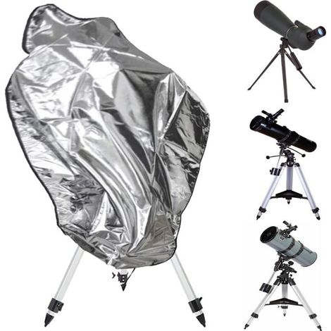 Housse de Protection pour télescope 420D Couverture Télescope Extérieur, Housse De Cape pour Grands Télescopes Montés, Housse De Télescope, Imperméable, Coupe-Vent, Protection Contre Le Froid，120×160c (1/5)