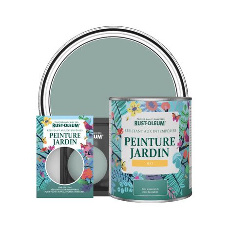 Peinture Jardin, Finition Mat - Bleu Gris (1/3)