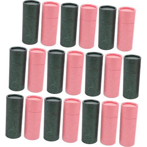 Lot De 20 Boîtes En Carton Pour Cosmétiques Tubes D'Emballage En Carton Pour Bouteilles D'Huile Essentielle Contenants Ronds (1/5)