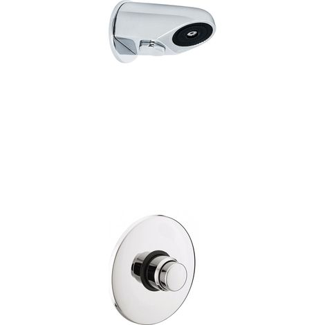 Gummers Sirrus Concealed Non Concussive Timed Shower Valve +Fixed Shower Head (1/4)