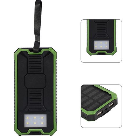 Power Bank Externe 20000mAh Charge Rapide Double USB - Kit DIY Vert pour Batterie Portable (1/5)