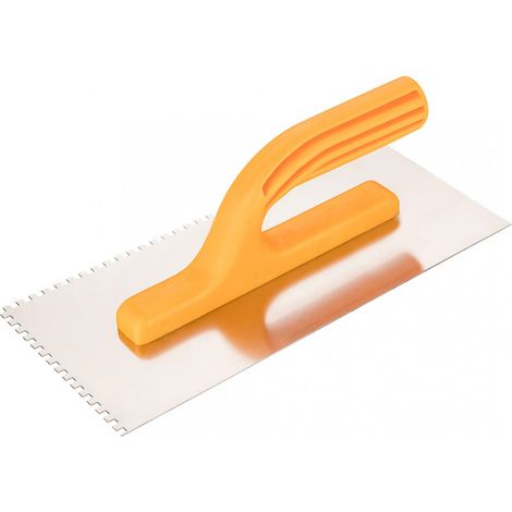 Llana dentada de 4 x 4 x 4 mm, 280 x 130 mm