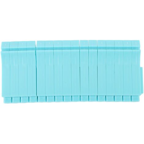 BUNTHAUS Lot de 16 grilles de refroidissement empilables en fil métallique, plateaux de cuisson réutilisables et peu encombrants pour la cuisine, bleu court. (1/5)