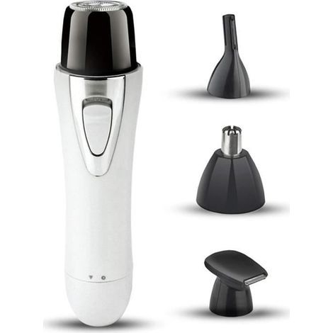 Rifinitore per sopracciglia, rasoio elettrico per il viso 4 in 1 ricaricabile tramite USB, rifinitore per peli portatile indolore, impermeabile per donne [914] (1/4)