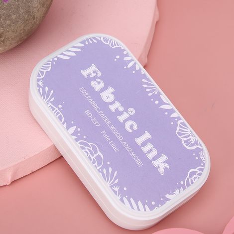 Carnet éponge vintage, album de scrapbooking coloré, multifonctionnel, tampon encreur pour plus de détails, encreur, loisirs créatifs BD-237 Lilas pâle