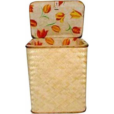 Cuscino in Vimini con Cestone, Dimensioni 38x28 cm, Altezza 51 cm, Modello 20781 di Pierluigi Enzo