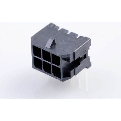 Molex Einbau-Stiftleiste (Standard)  Polzahl Gesamt 6 Rastermaß: 3 mm 430450600 1 St. Tray