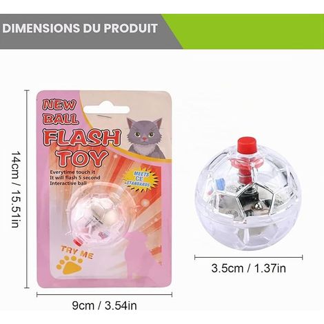 Ghost Hunting Ball Cat Hunting Ball Ghost Ball Ghost Movement Paranormal Pet Equipment for Indoor Cats Entertain Toys (1/4)