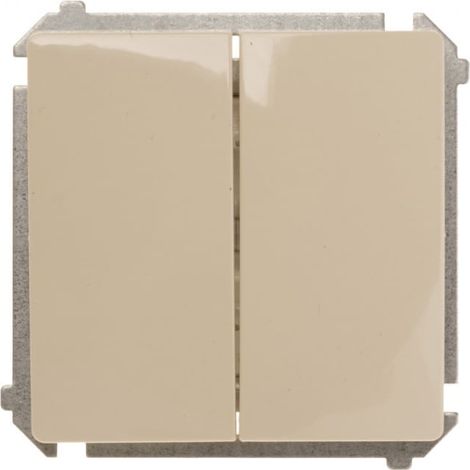Interupteur À Bascule Beige Basic Bmw 5.01/12 - Encastré - Double - Sterowanie Éclairage - Domicile