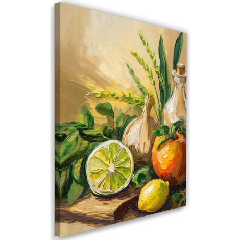 Tableau déco Légumes Fruits Aliments 60x90 (1/5)