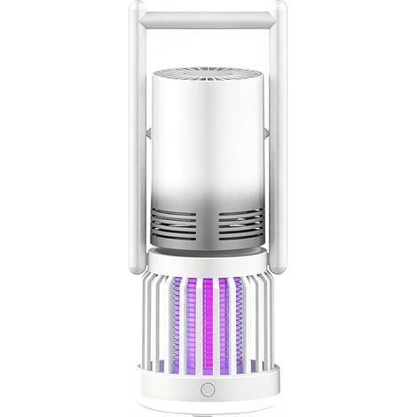 Ventilateur anti-mouches camping – 10h – LED – 15 m² – ABS – Vitesses réglables – Pour tente, jardin – Fraîcheur + lumière + protection (1/4)